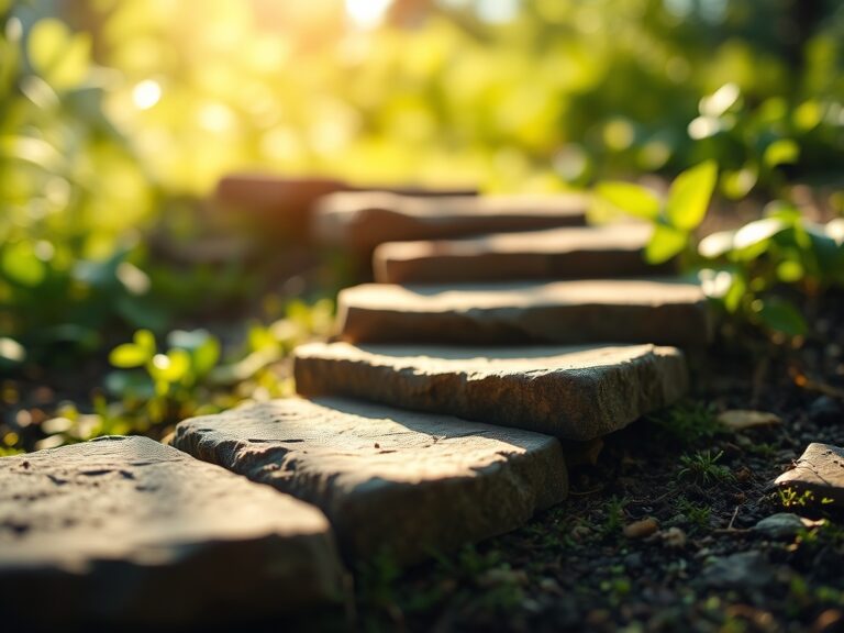 9 Easy Steps to Lay Stepping Stones